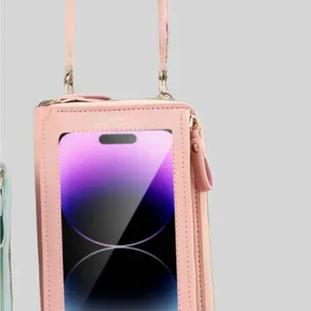 Crossbody Phone Bag Pink or Blue